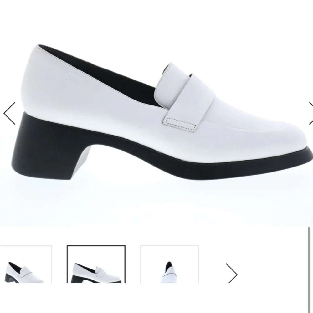 Camper Trisha heeled loafer 38 contemporary futuristic minimalist - Picture 13 of 14
